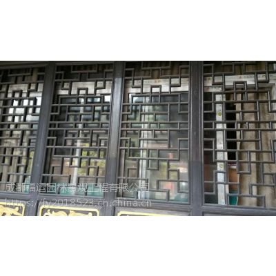 四川福运仿古门窗_实木木窗_现代木雕花格木窗_批发