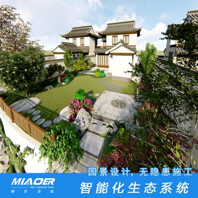 上海美式乡村庭院设计装饰施工