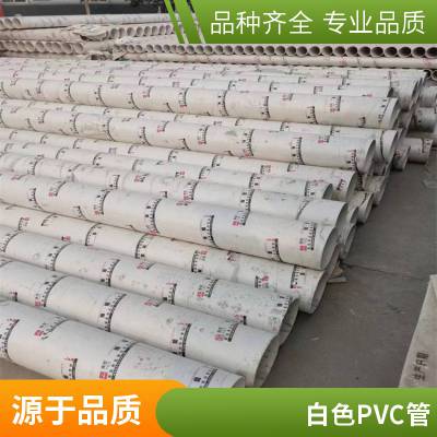 PVC-U pvc-u地埋管 喷灌管 排水管 白色管 灰色PVC管材