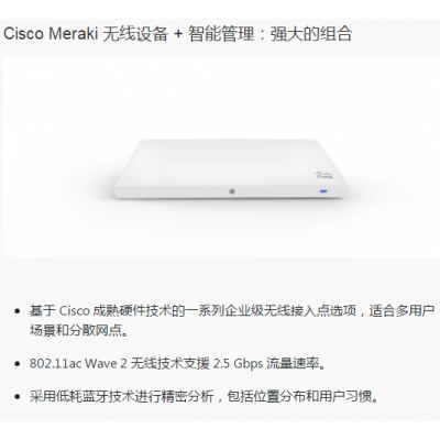 Cisco Meraki MR33-HW豸ʺ϶ûͷɢ