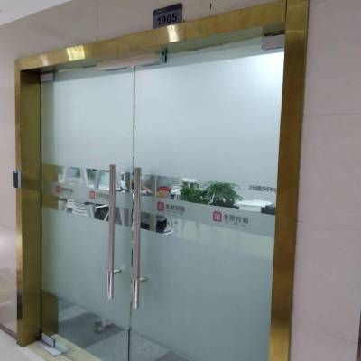 重庆九龙坡自动玻璃门人脸识别门禁系统销售