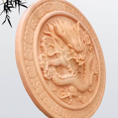 石雕喷水晚霞红浮雕流水挂件别墅鱼池户外喷泉装饰摆件