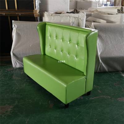 漳州绿色小清新甜品奶茶店卡座沙发