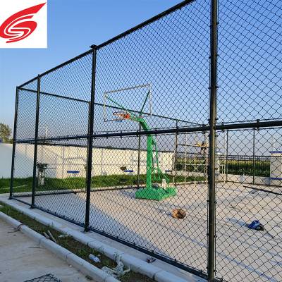 平顶山足球场围栏厂家 仁久篮球场护网 体育场操场防护网生产安装