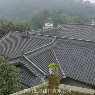 商丘高分子仿古瓦，古建翻新琉璃瓦，自建房屋面青瓦价格