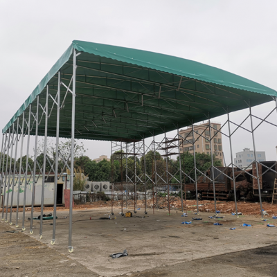 山东 青岛 即墨区 推拉式雨棚 推拉篷户外专注生产 仓库临时遮雨遮阳