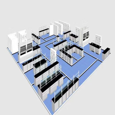 番禺化学实验室实验桌 工程配套实验室家具 全钢通风橱厂家工厂