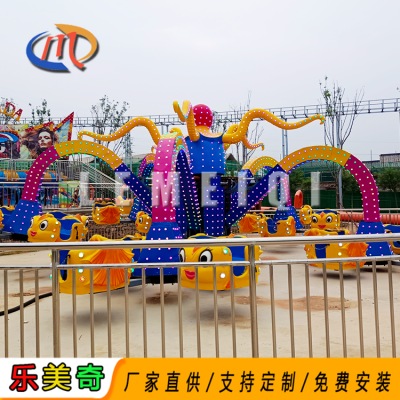节假日大型景区户外游乐设备 5臂旋转大章鱼 网红游艺设施