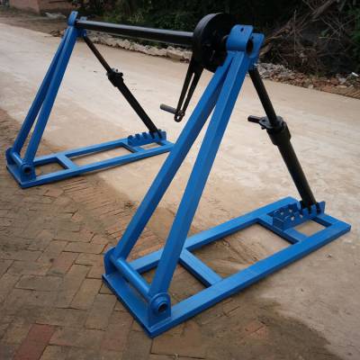 电缆放线架拆卸式张力放线架张力轴施工支架3t5t可调速大吨位