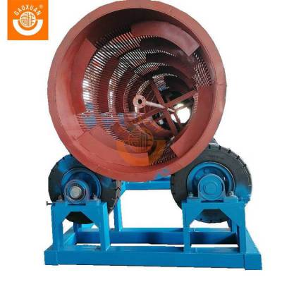 高岭土粘性鹅卵石擦洗机 山沙清洗砂石生产线滚筒洗石筛分一体机