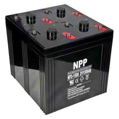 NPP耐普蓄电池2V1500AH NP2-1500发电站 太阳能光伏 铁路 消防UPS电源