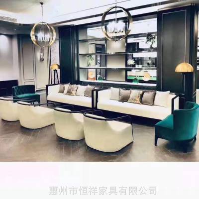 高端会所家具定制 会所家具厂家 恒祥家具