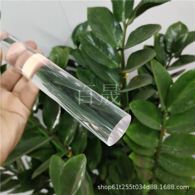 透明有机玻璃棒 实心亚克力圆棒方棒料 导光柱PMMA 抛光加工定制