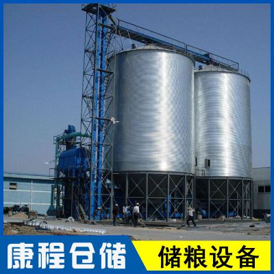 销售1000-2000T大型小麦大豆玉米稻谷面粉立筒仓 镀锌卷板材料装配式粮仓