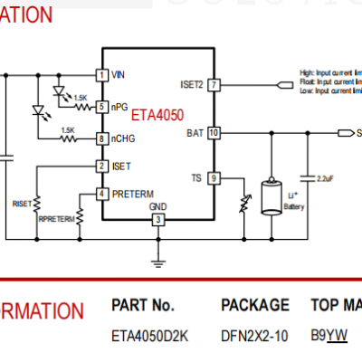 ETA4050 ѹ30V 1A IC PINPIN BQ24045