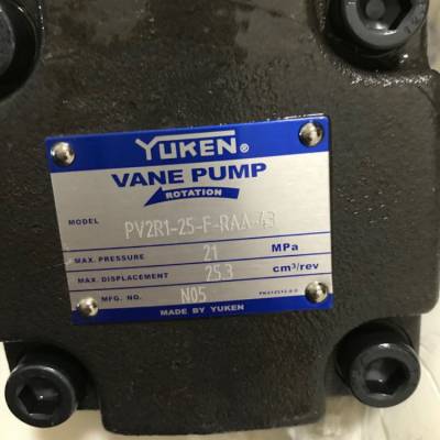 油研YUKEN 液压泵叶片油泵PV2R1-25-F-RAA-41 PV2R1-17-F-RAA-43