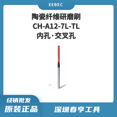 Xebec锐必克 7mm内孔·交叉孔研磨刷 CH-A12-7L-TL 陶瓷纤维刷（红色）