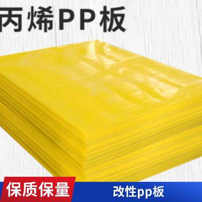 定制高密度pp板 纯原料聚丙烯板材 高分子PP板 货源充足