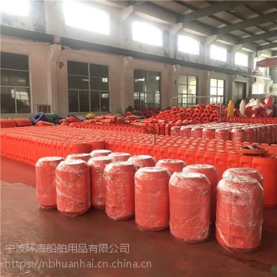 圆柱体浮筒式拦污排聚乙烯浮体加工
