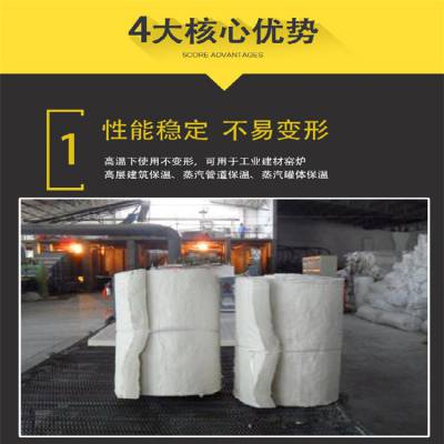 四川省南充市 硅酸铝针刺毯纤维毡 工厂管道设备保温隔热卷毡