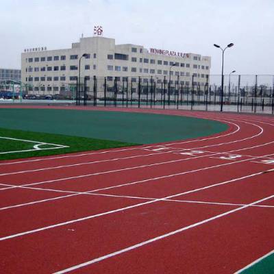 深圳惠州体育球场施工、球场跑道施工、校园塑胶跑道工程、运动场塑胶跑EPDM颗粒工程