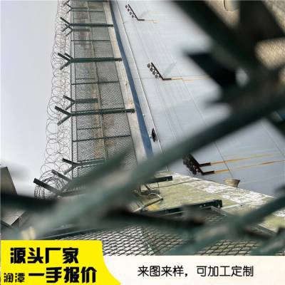 云南西双版纳防攀爬围栏网 镀锌刀片刺网