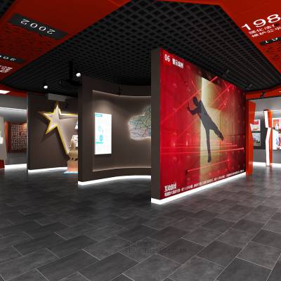 军史馆荣誉室展厅展馆设计装修党文化中心设计施工