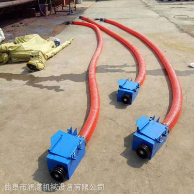 螺旋式软管吸粮机 小型粮食输送抽粮机 麦子谷子吸粮机