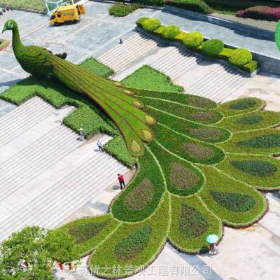 2022主题绿雕、西宁五色草造型绿雕订购价格