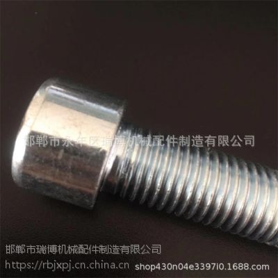 瑞博厂家直销 内六角螺栓 镀锌 本色现货 规格齐全