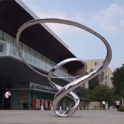 抽象不锈钢雕塑