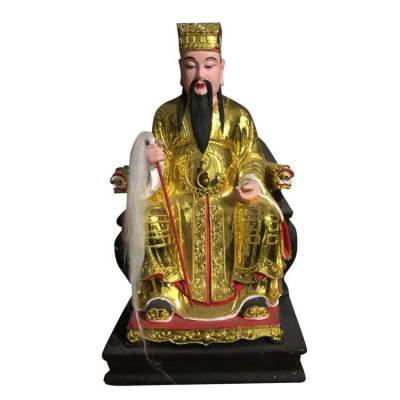 极彩古彩八仙神像定做 吕祖师纯阳子神像 何仙姑 蓝采和 寺庙大型佛像鎏金工艺