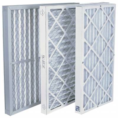 初中高效折叠式无隔板板纸框金属框框式洁净室HEPA过滤网 低阻空气过滤器
