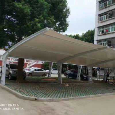 武汉大型制作推拉棚，电动篷，雨棚 膜结构车棚厂家直供