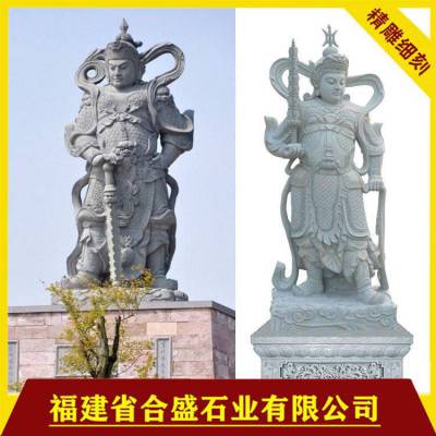 江西韦陀菩萨石雕像 浙江寺庙石雕韦陀伽蓝 石雕佛像 惠安厂家