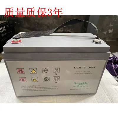 施耐德电池M2AL12-100SFR/12V100AH机房UPS电源监控室铅酸蓄电池