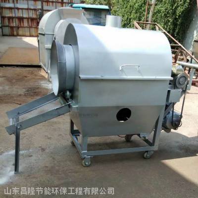 自主创业干果炒货机 50斤烧柴滚筒炒货机 小型红豆黄豆炒料机
