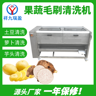祥九瑞盈RY-1800-1型土豆毛刷清洗机