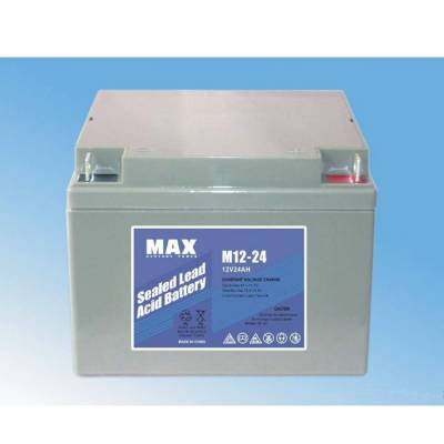 MAX蓄电池M12-30 12V30AH 20HR UPS EPS应急配电柜 安防电源系统