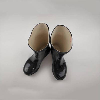 防电工作鞋AS240-2-26日本渡部绝缘靴劳保防滑鞋橡胶长筒鞋