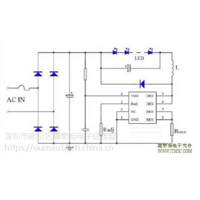 供应嘉泰姆驱动IC CXLE8375高精度非隔离降压型LED控制器85～265V全电压LED照明应用