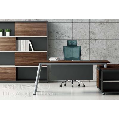 钢架班台|钢架会议桌|钢木办公桌隔断|现代简约风格办公空间整体家具系列