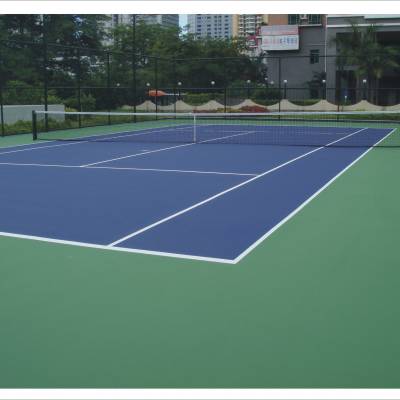 室内网球场施工 丙烯酸网球场建造施工过程步骤