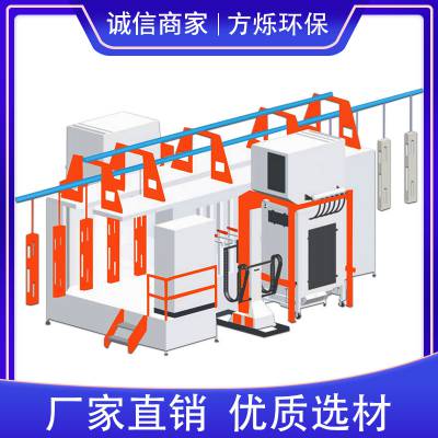 噴塗流水線 工業汽車發動機塗裝噴塑設備懸掛式靜電噴塑流水線大旋風