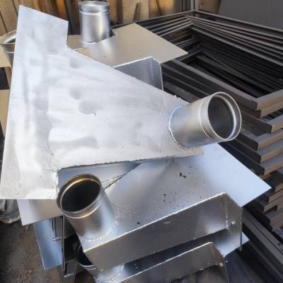 01s302雨水斗 侧墙钢制雨水斗dn80 87型钢制雨水斗直排式元雨水斗