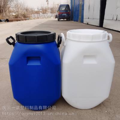 广东省50L双环塑胶圆桶 加厚大号塑料桶 厂家供应 一诺