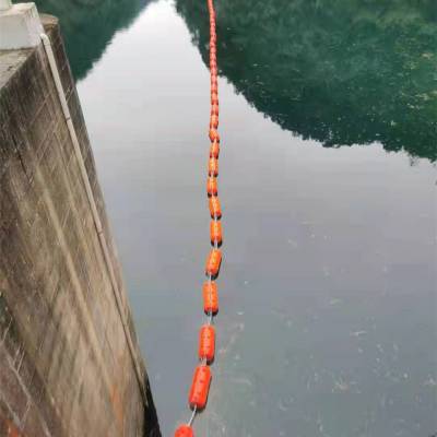 创蓝组合式拦污排 江门海边警示浮体 深水警示浮筒 滚塑产品