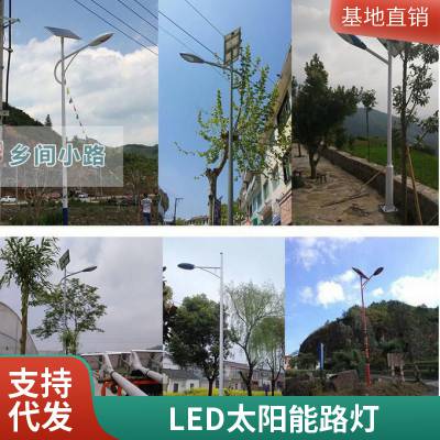 一体化太阳能庭院灯3米别墅庭院小区公园户外道路照明景观路灯