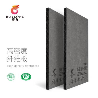 供应桉木黑色高密度中纤板可贴面背景墙 广东黑色纤维板