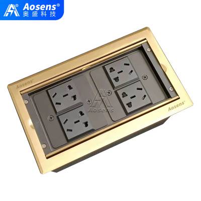 Aosens奥盛 AS-DY-28611T 隐藏式地面插座 电源插座 信息插 空架